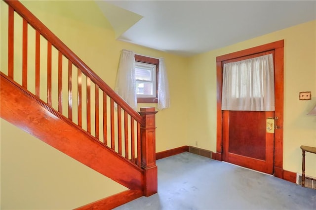 83 Evans Ave, Ingram, PA 15205 - entrance foyer featuring stairs and baseboards