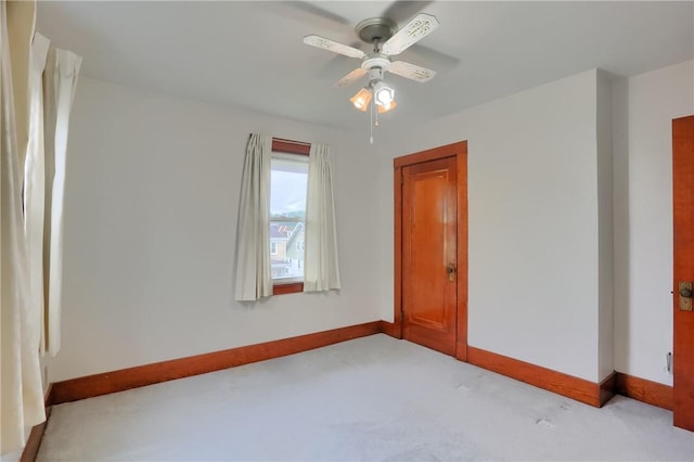 83 Evans Ave, Ingram, PA 15205 - carpeted spare room with ceiling fan and baseboards