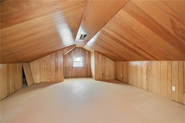 83 Evans Ave, Ingram, PA 15205 - bonus room featuring wood walls and vaulted ceiling