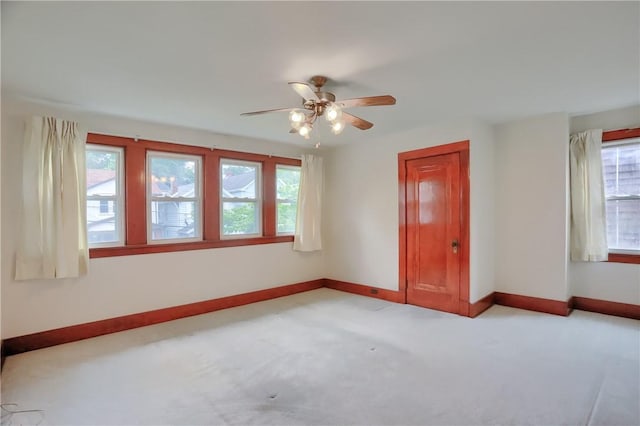 83 Evans Ave, Ingram, PA 15205 - spare room featuring light colored carpet and a ceiling fan