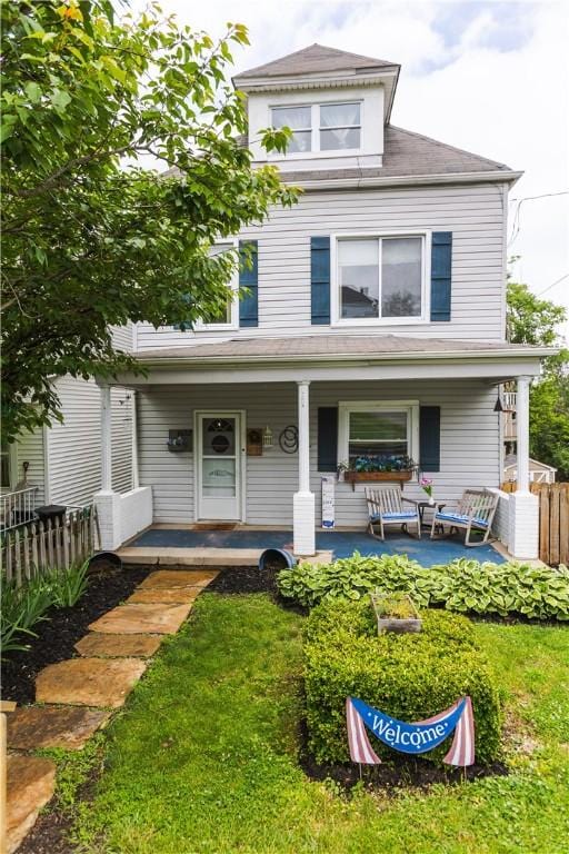 1632 Norwalk St, Crafton Heights, PA 15205 - view of front of property with covered porch