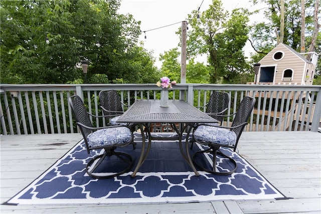 1632 Norwalk St, Crafton Heights, PA 15205 - deck with outdoor dining space