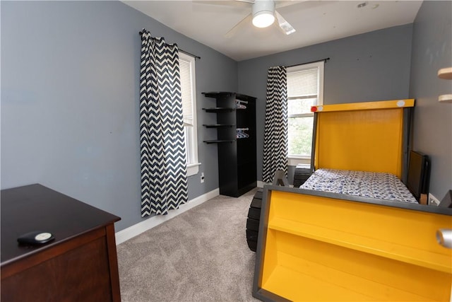 1632 Norwalk St, Crafton Heights, PA 15205 - bedroom with light carpet and ceiling fan