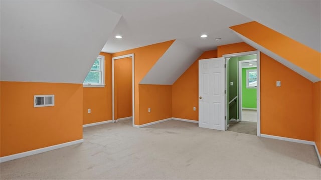 6623 Saltsburg Rd, Penn Hills, PA 15235 - bonus room with lofted ceiling, carpet flooring, and recessed lighting