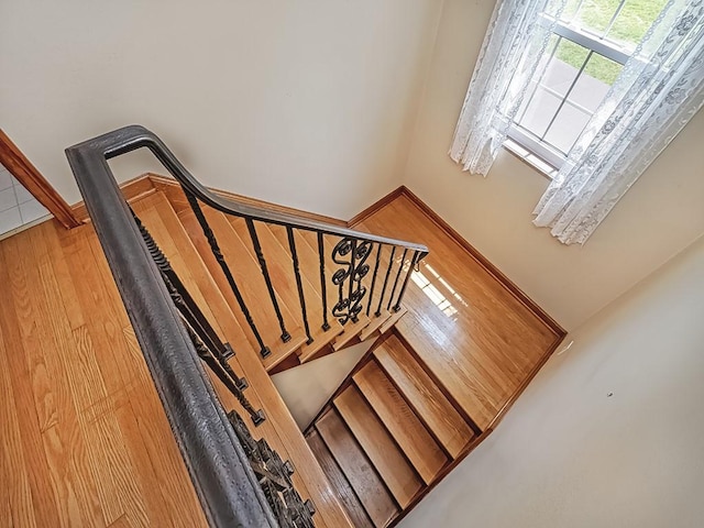 449 Woodland Rd, Canonsburg, PA 15317 - stairs featuring baseboards