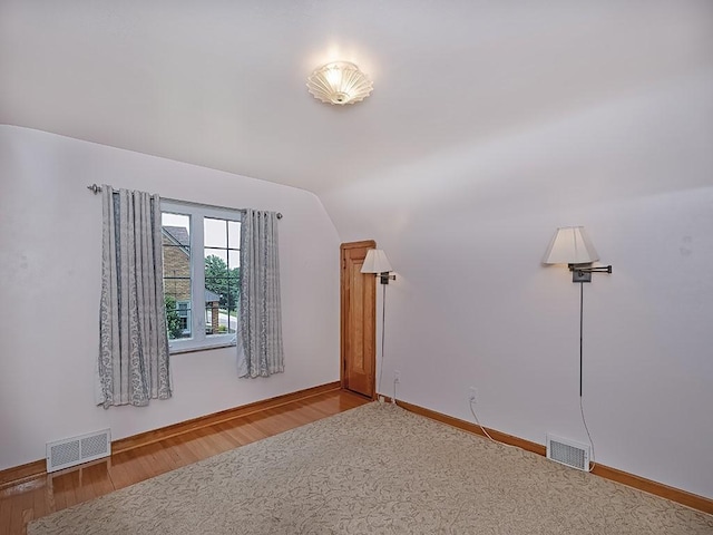 449 Woodland Rd, Canonsburg, PA 15317 - empty room with vaulted ceiling and wood finished floors