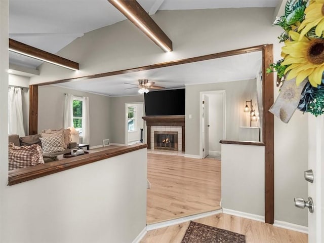 537 Ambridge Ave, Leet Twp, PA 15003 - hall with light wood-type flooring and baseboards