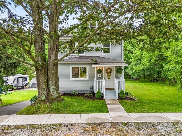537 Ambridge Ave, Leet Twp, PA 15003 - view of front of house with a front yard and a porch