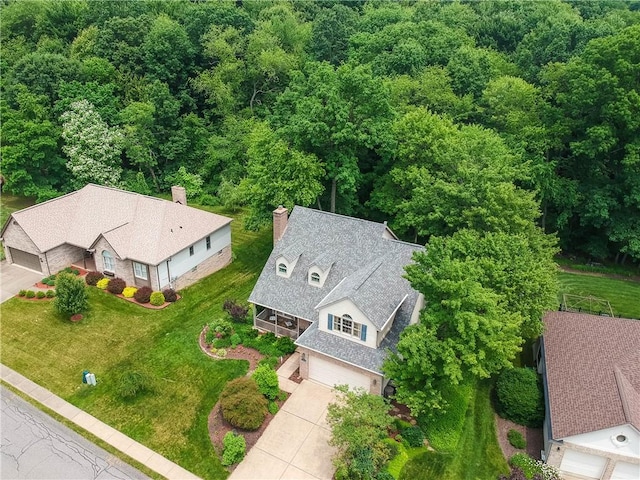 143 Hampshire Dr, Cranberry Twp, PA 16066 - view of subject property featuring a heavily wooded area