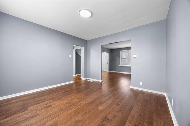 1014 Fordham Ave, Brookline, PA 15226 - empty room featuring wood finished floors and baseboards