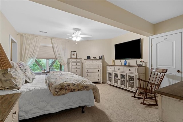 912 Field Club Rd, Ohara, PA 15238 - bedroom with carpet flooring and a ceiling fan