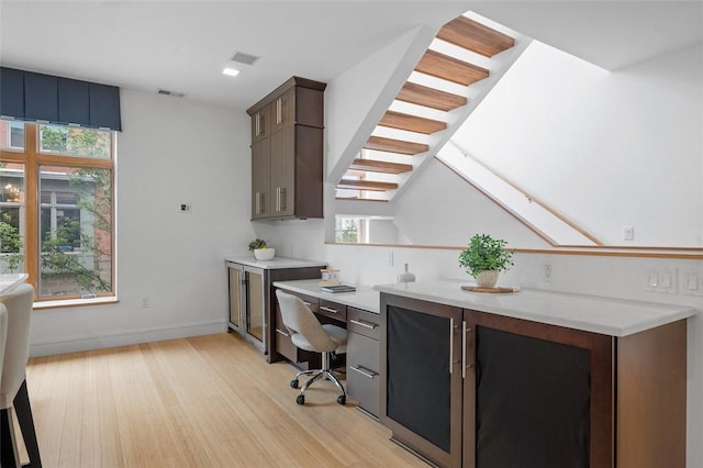 1821 Merriman, South Side, PA 15203 - office with light wood-style floors and healthy amount of natural light