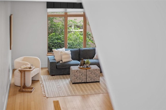 1821 Merriman, South Side, PA 15203 - sitting room with wood finished floors and baseboards