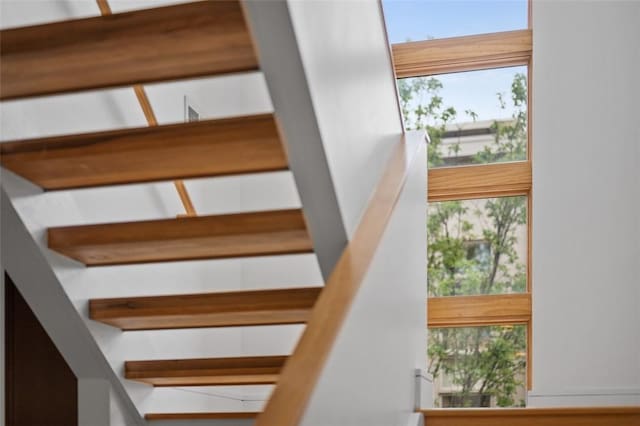 1821 Merriman, South Side, PA 15203 - staircase with plenty of natural light