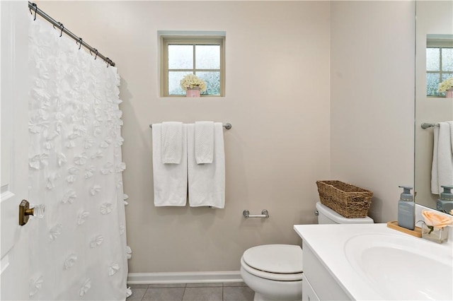 4002 Saint Andrews Ct, Penn Twp Wml, PA 15644 - full bath featuring vanity, tile patterned floors, and a shower with curtain