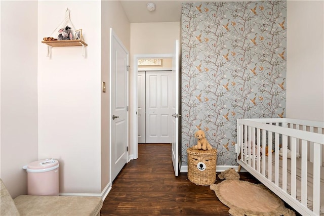 4002 Saint Andrews Ct, Penn Twp Wml, PA 15644 - bedroom featuring wood finished floors and a crib