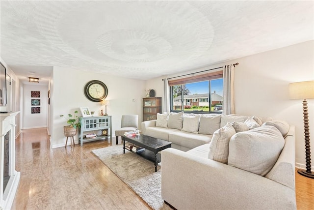 4047 Crestwood Dr, West Deer, PA 15044 - living room with light wood-style floors and baseboards