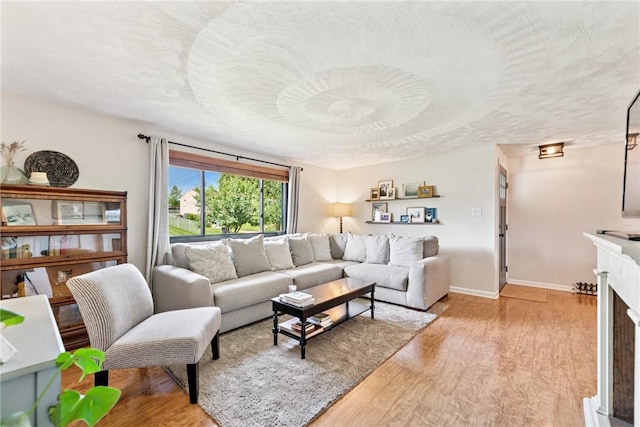 4047 Crestwood Dr, West Deer, PA 15044 - living area with light wood-type flooring and a textured ceiling