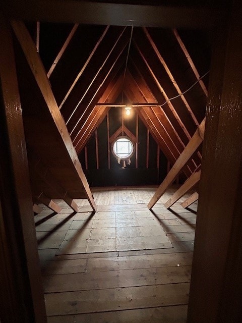 300 6th Ave, New Eagle, PA 15067 - view of unfinished attic