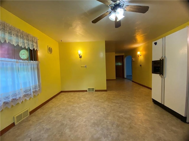 371 Leech Rd, Sugar Grove Twp, PA 16125 - empty room featuring ceiling fan and baseboards
