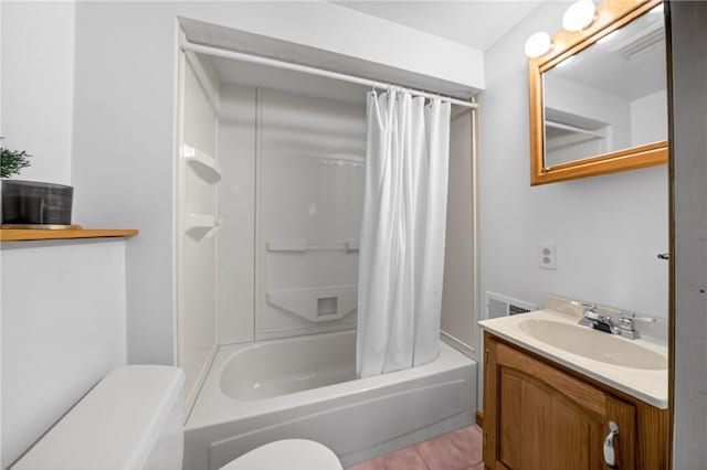 1304 Greenhill Road Ext, Shaler, PA 15209 - bathroom with vanity and shower / bathtub combination with curtain