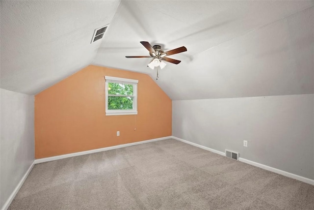 929 Edward Dr, Baldwin Boro, PA 15227 - bonus room featuring carpet floors, vaulted ceiling, and a ceiling fan