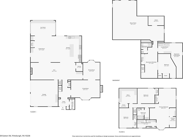 38 Easton Rd, Fox Chapel, PA 15238 - view of room layout