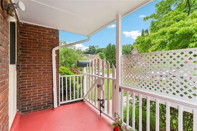 1027 Goldenrod St, Homestead, PA 15120 - balcony with view of scattered trees