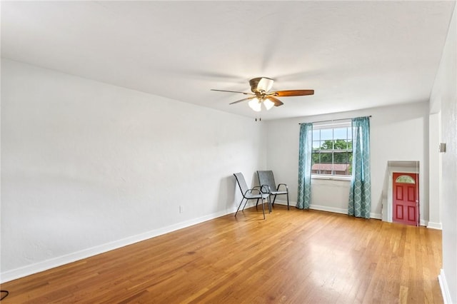 1027 Goldenrod St, Homestead, PA 15120 - unfurnished room featuring ceiling fan and wood finished floors