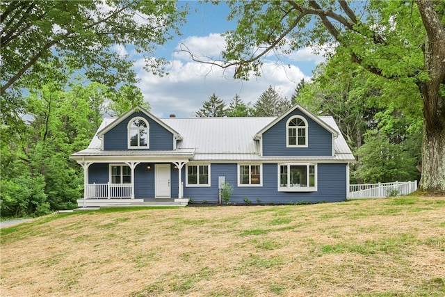 3442 Mercer Rd, Neshannock Twp, PA 16105 - view of front of property with a metal roof and a porch