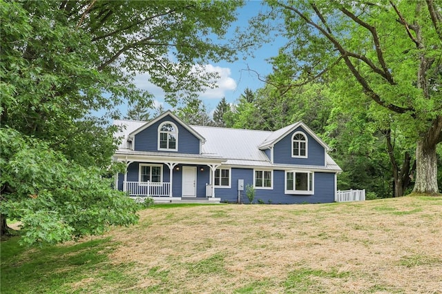 3442 Mercer Rd, Neshannock Twp, PA 16105 - view of front facade with a front lawn and a porch