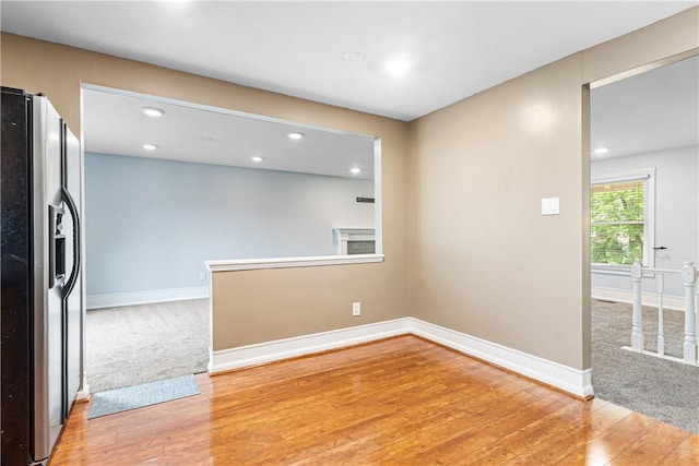 747 Thornwick Dr, Upper St Clair, PA 15243 - spare room featuring light wood-type flooring and recessed lighting
