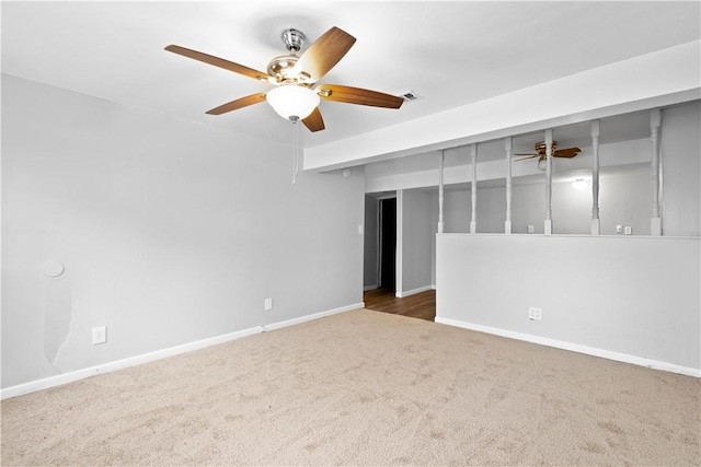 10 Fieldcrest Dr, Robinson Twp Wsh, PA 15057 - spare room featuring carpet and a ceiling fan