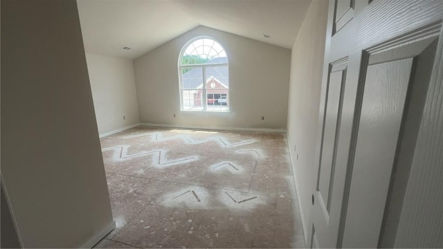 149 Shady River Blvd Unit 40B, Economy, PA 15005 - unfurnished room featuring vaulted ceiling