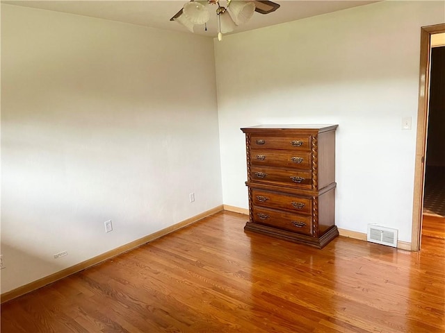 622 Fuhrman Ln, Buffalo Twp But, PA 16229 - spare room with a ceiling fan and wood finished floors