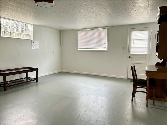 622 Fuhrman Ln, Buffalo Twp But, PA 16229 - below grade area with plenty of natural light and tile patterned floors