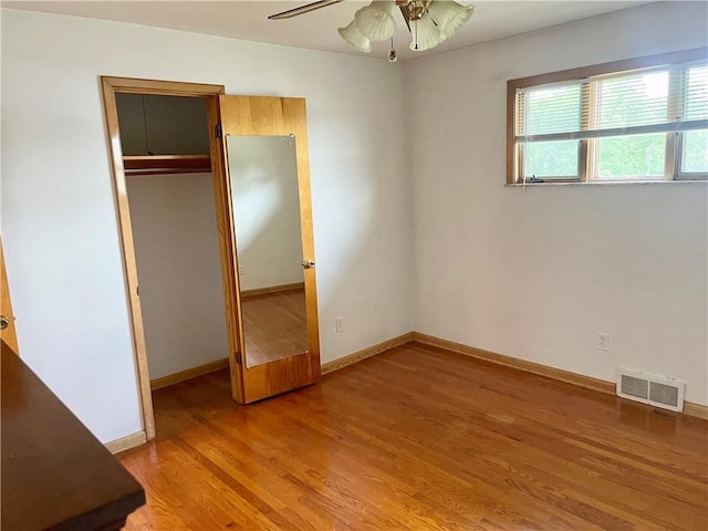 622 Fuhrman Ln, Buffalo Twp But, PA 16229 - unfurnished bedroom featuring light wood finished floors, a closet, and a ceiling fan