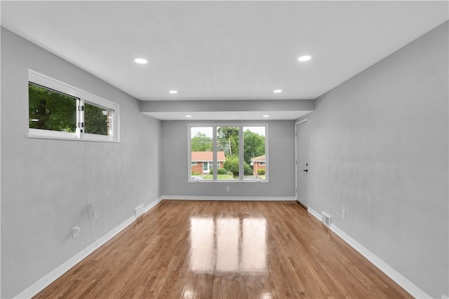 354 Ryan Dr, Pittsburgh, PA 15220 - spare room featuring recessed lighting and wood finished floors