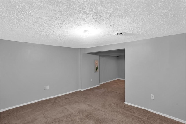 354 Ryan Dr, Pittsburgh, PA 15220 - finished basement with carpet flooring and a textured ceiling