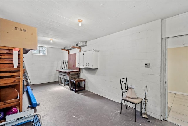 1492 Prospect Rd, Baldwin Boro, PA 15227 - below grade area with concrete block wall