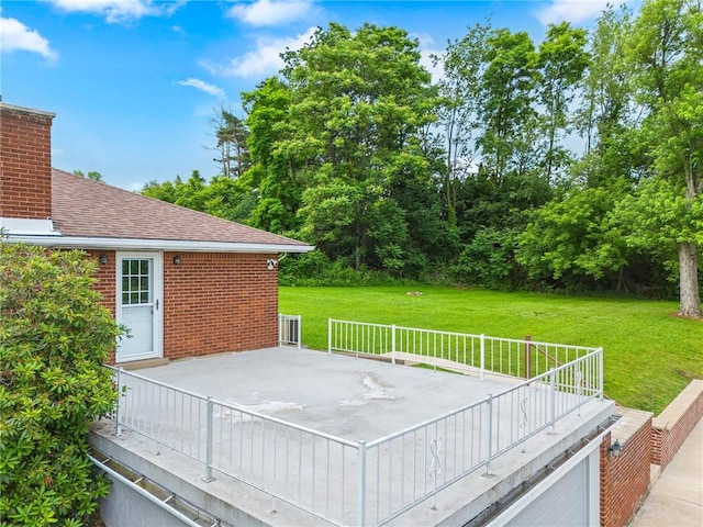 640 Susan Dr, North Huntingdon, PA 15642 - wooden terrace featuring a lawn and a patio