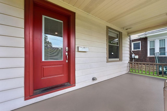 206 Lincoln Ave, Edgewood, PA 15218 - doorway to property featuring covered porch