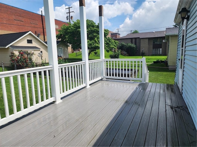 1025 Union Ave, Brackenridge, PA 15014 - wooden porch with a yard