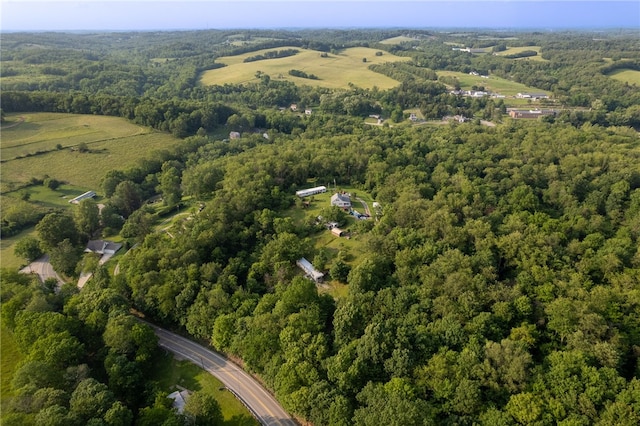 15 Overbrook Ln, Cecil, PA 15057 - aerial view of property's location with a heavily wooded area