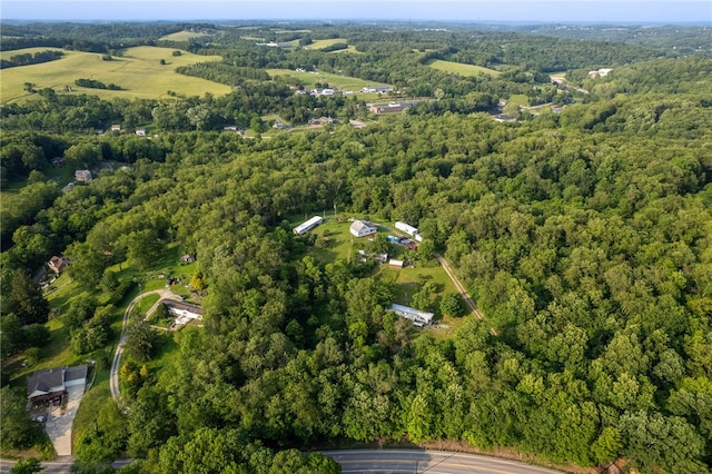 15 Overbrook Ln, Cecil, PA 15057 - aerial overview of property's location with a forest