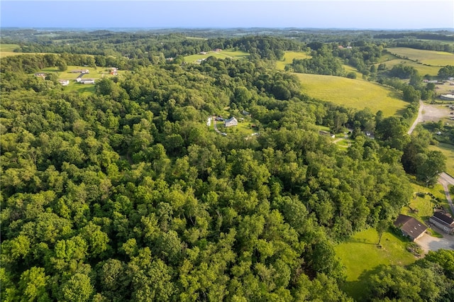 15 Overbrook Ln, Cecil, PA 15057 - aerial view of property and surrounding area with a heavily wooded area