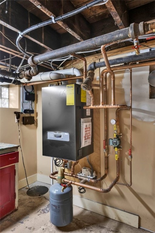 5256 Beeler St, Squirrel Hill, PA 15217 - utility room featuring water heater