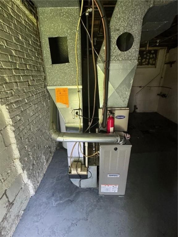 2205 Chalfant St, Chalfant Boro, PA 15221 - utility room featuring heating unit