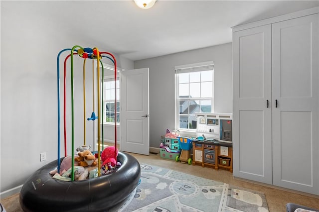 265 Sunrise Dr, Collier Twp, PA 15106 - recreation room with carpet and baseboards