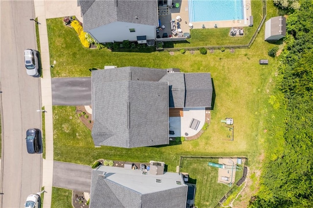265 Sunrise Dr, Collier Twp, PA 15106 - aerial view of a pool